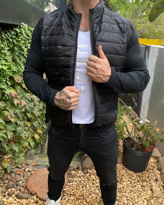 Jaqueta Tech Puffer Preta