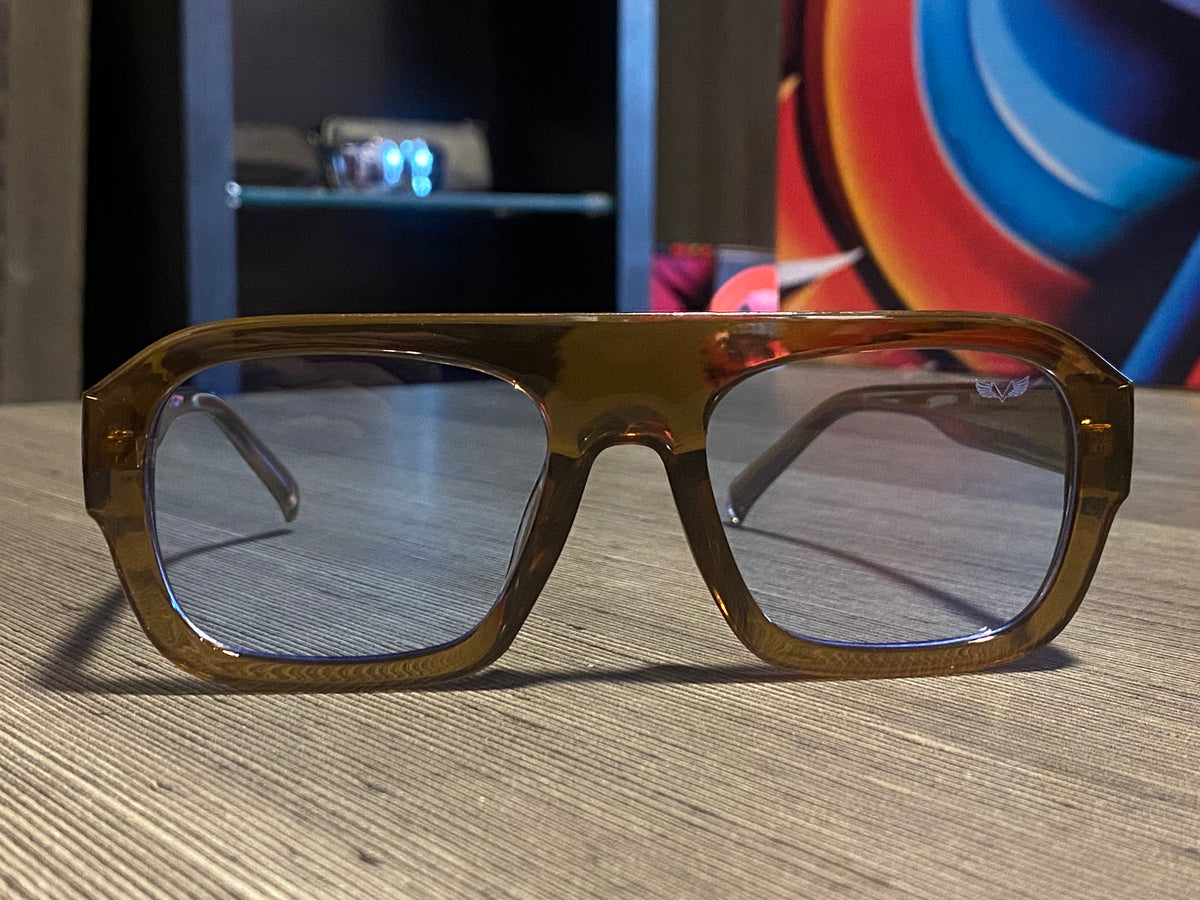 Óculos de sol Tomford militar com lente azul - foto 5 de 7