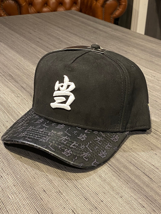 Boné Snapback Suede Preto Dang Logo