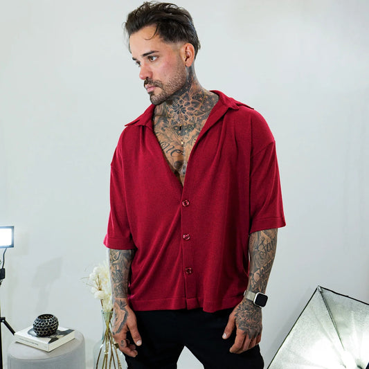 Camisa Santorini Tricot - Ruby