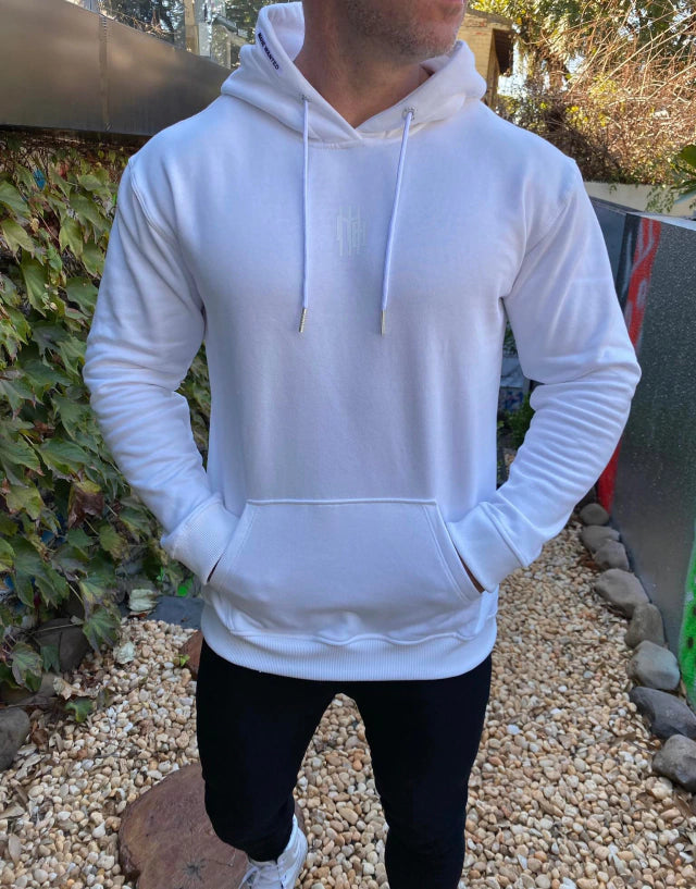 White Snow Kangaroo Sweatshirt