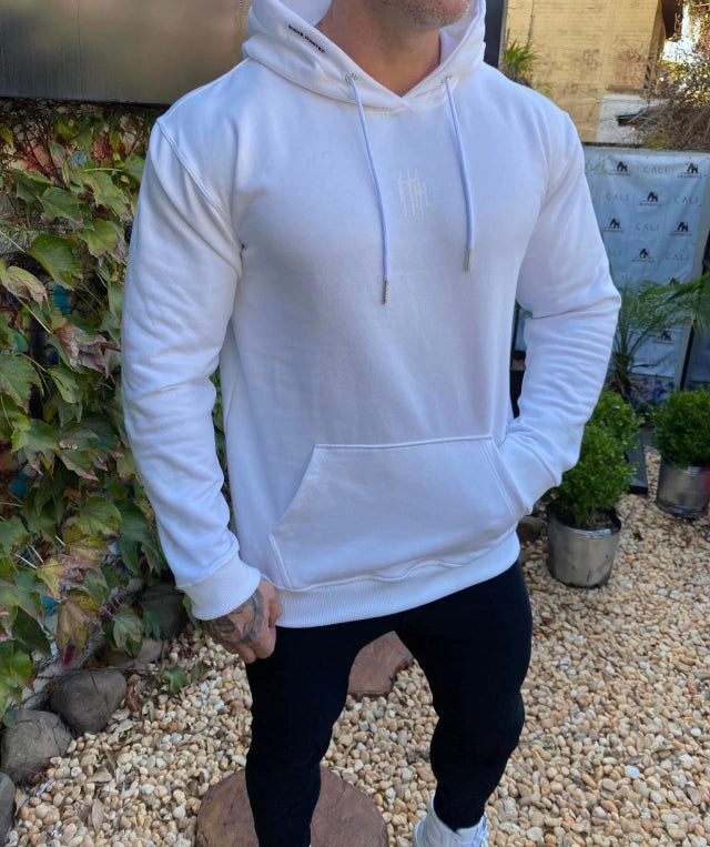 White Snow Kangaroo Sweatshirt