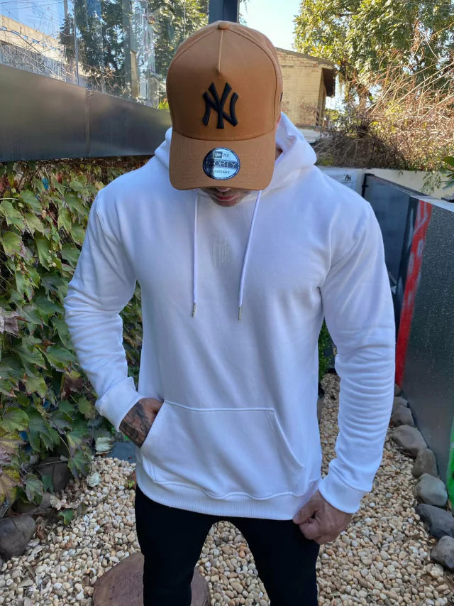 White Snow Kangaroo Sweatshirt