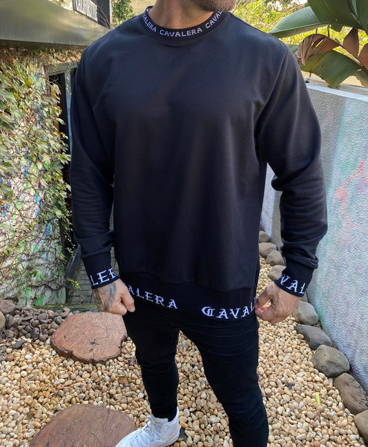 Moletom Cavalera Monogram Preto