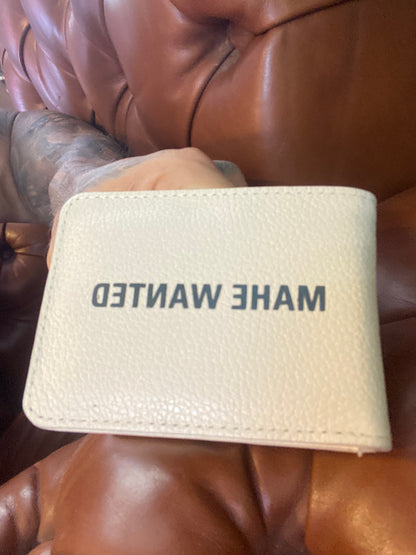 Carteira Mahe White Couro