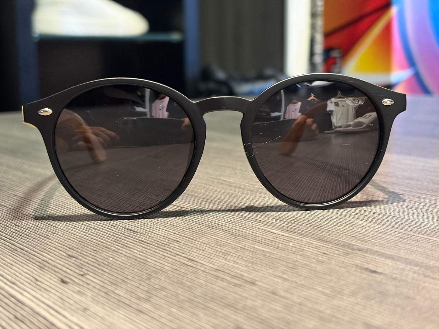 Óculos de Sol Vincit haste em Bambu