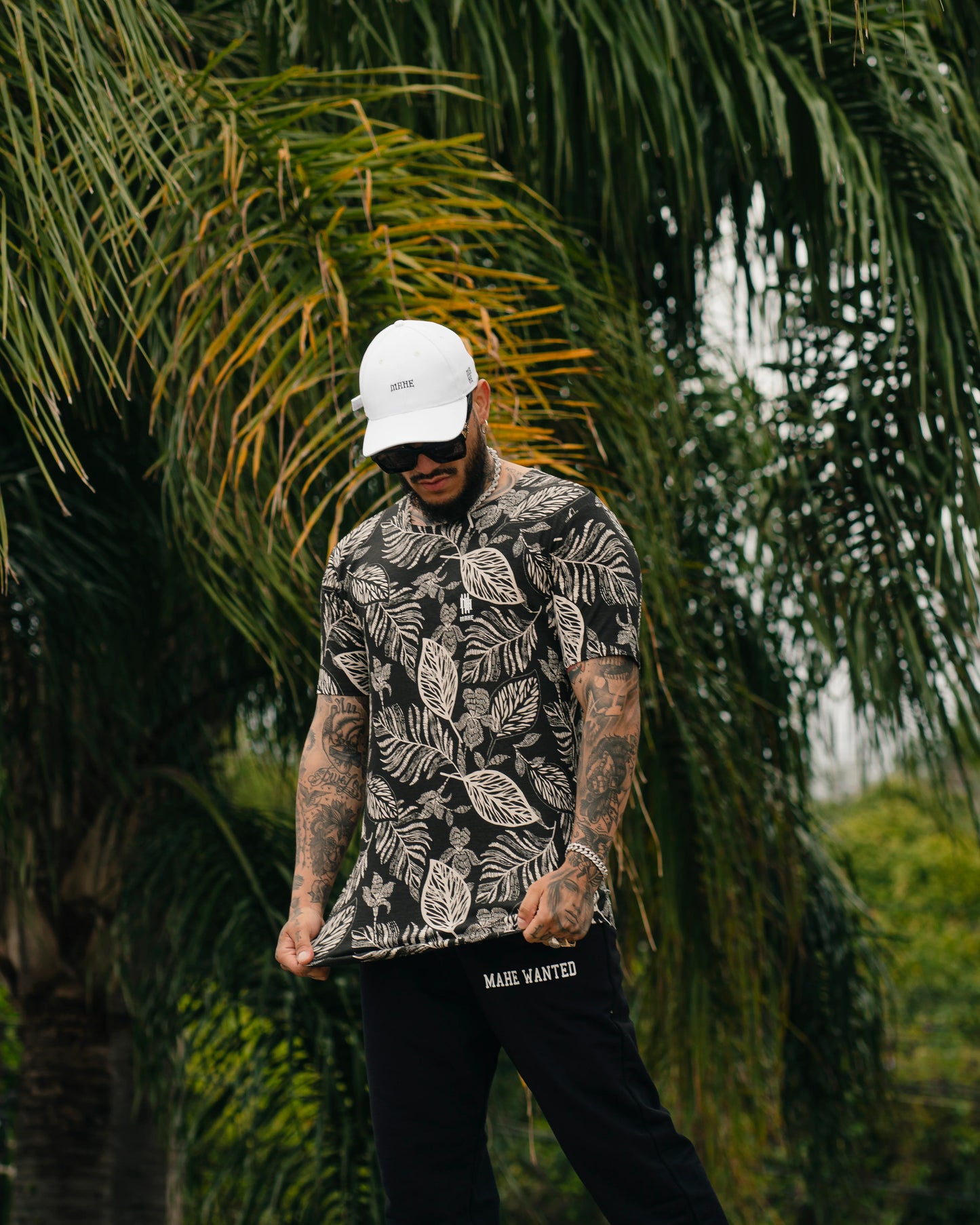 Camiseta Mahe Visco Folhas