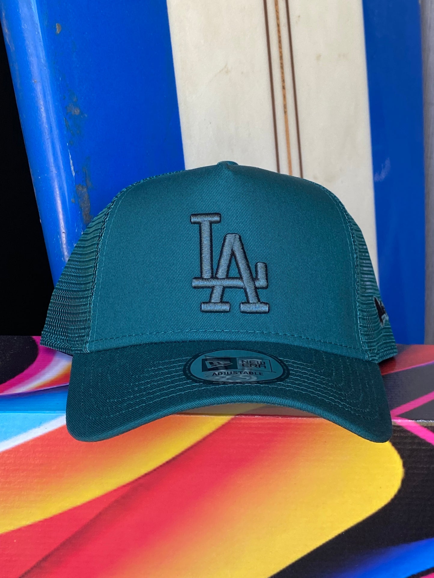 Boné New Era LA Eframe Truker Green