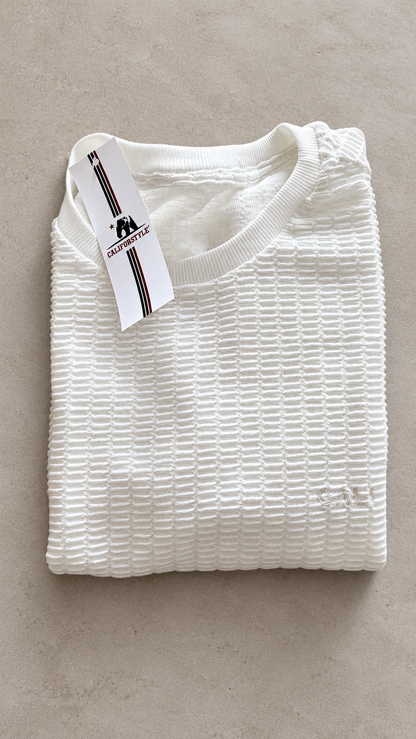 Camiseta Cali Minimalist Texture Premium Blanca
