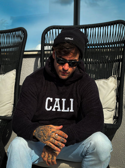 Gorro Canelado com Dobra Cali Black