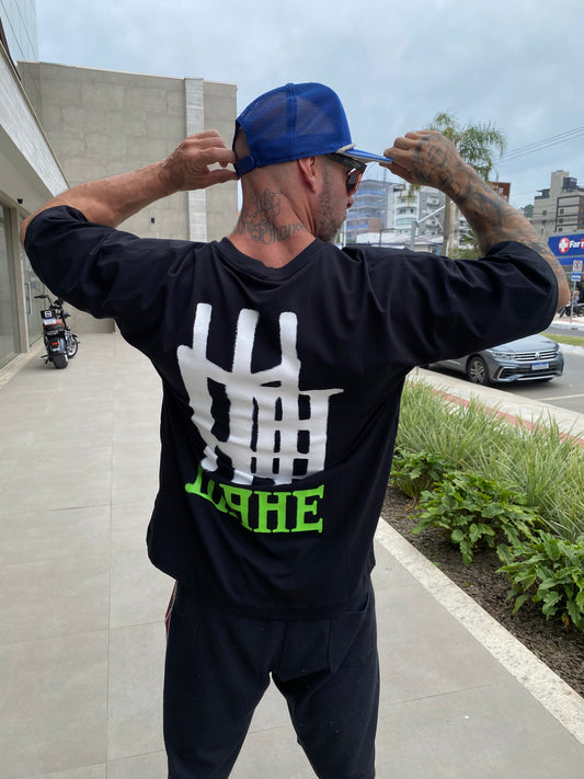 Camiseta Mahe Over Spray Paint White