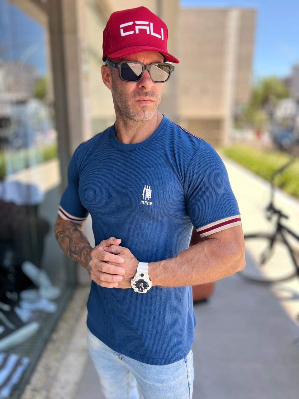 Camiseta Mahe Smash Blue