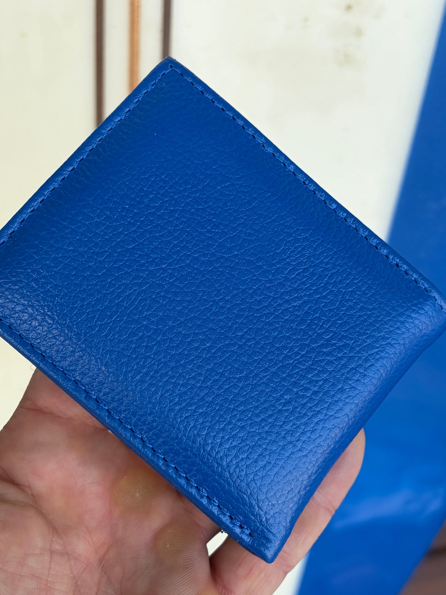 Carteira Mahe Blue Couro