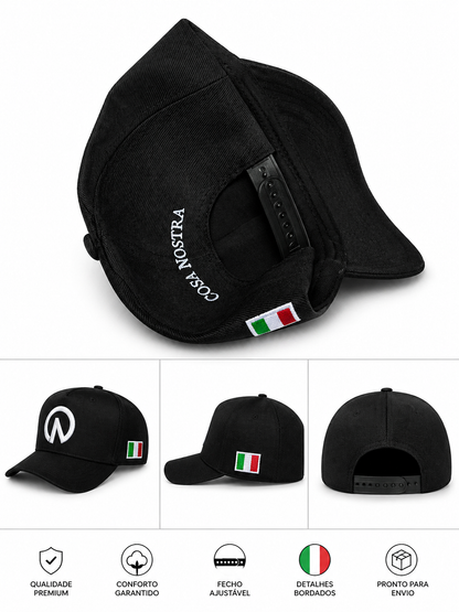 Boné Cosa Nostra Aba Curva Itália Black