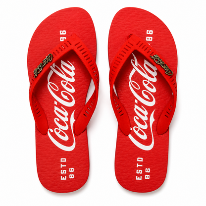 Chinelo Coca Cola Red