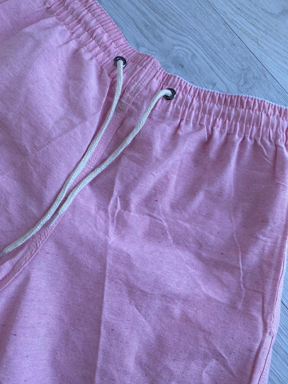 Short Mauricinho Linho Rosa