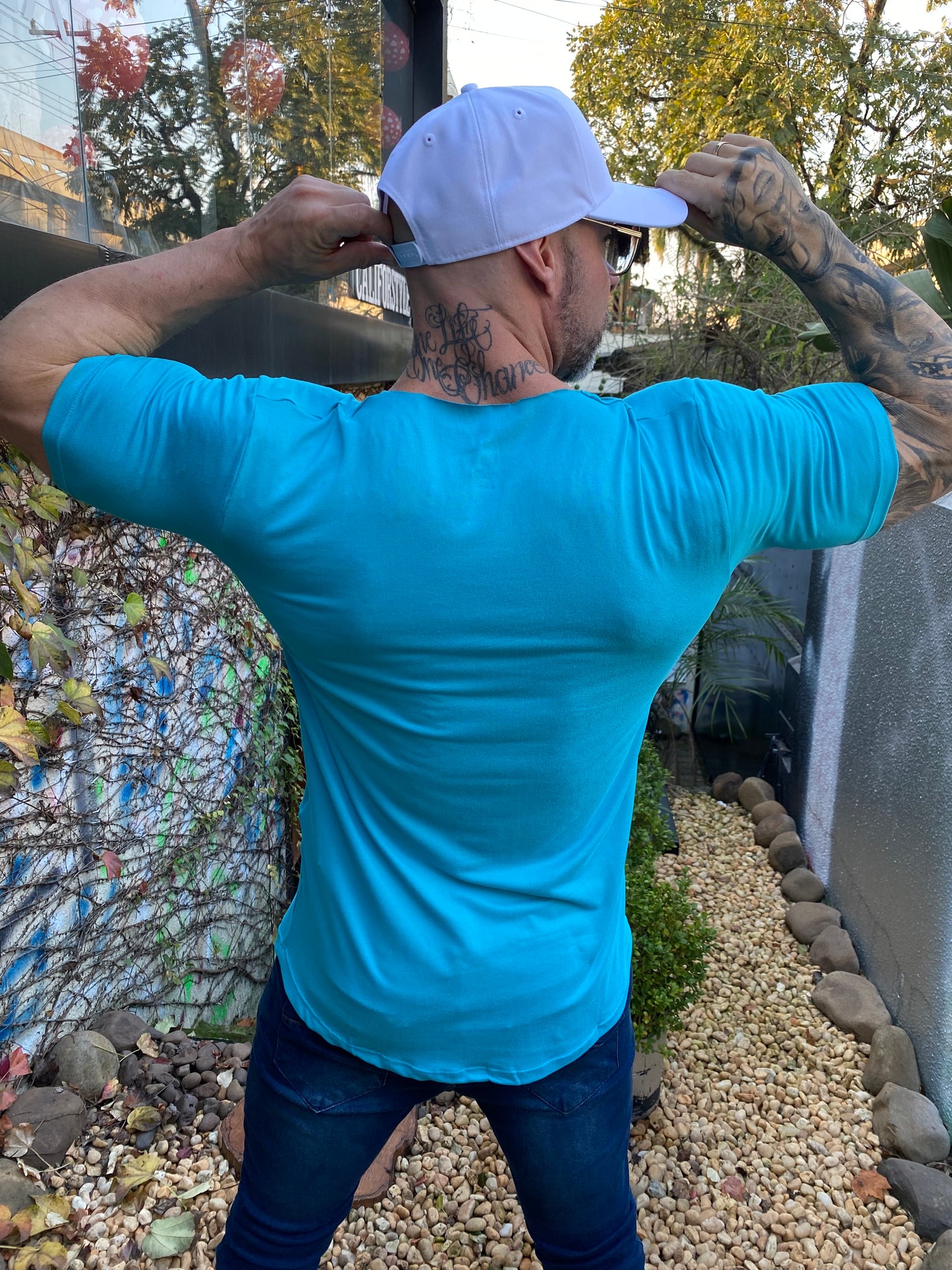 Camiseta Mahe Visco Celeste