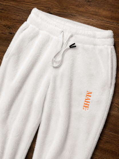 Calça Mahe Peluciada White Orange