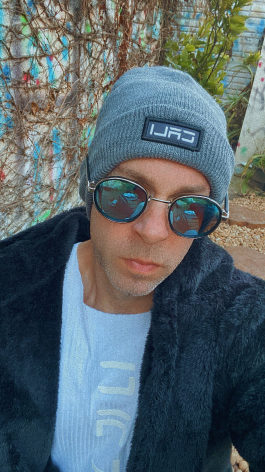 Gorro Canelado com Dobra Cali Grafite