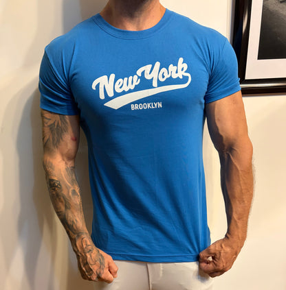 Camiseta T-Shirt New York Broooklyn Blue