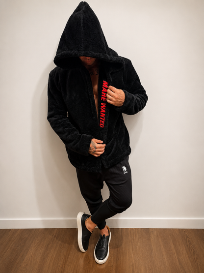 Casaco Mahe Black Red Elegance