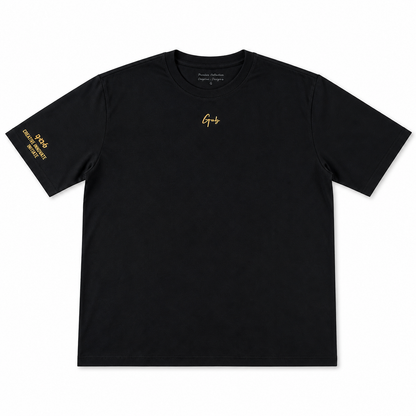Camiseta Oversized GAB Black Gold
