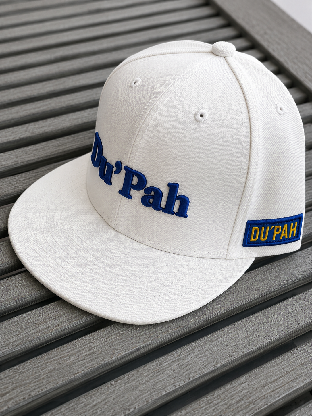 Boné Dupah Aba reta Off White Snapback