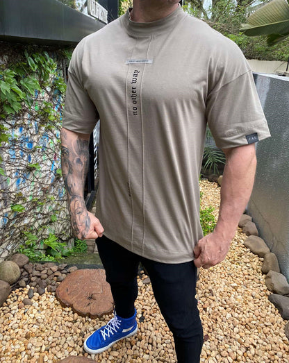 Camiseta Oversized Kaki