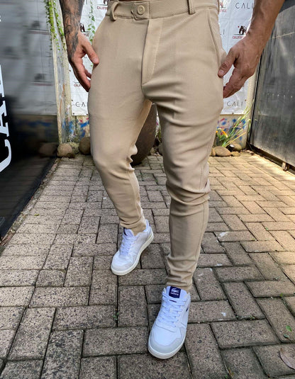 Calça Alfaiataria Premium Bege