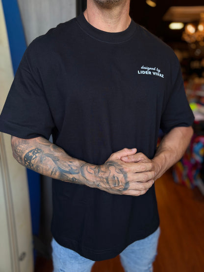 Camiseta Oversized LV Minimalism Black