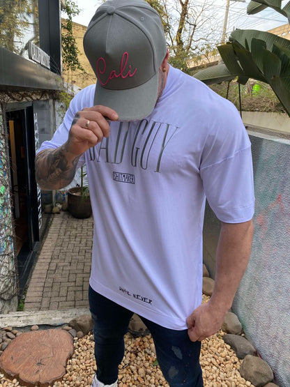 Camiseta Oversized Bad Guy White