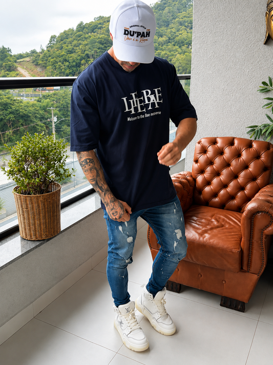 Camiseta Oversized Life Bae Madri