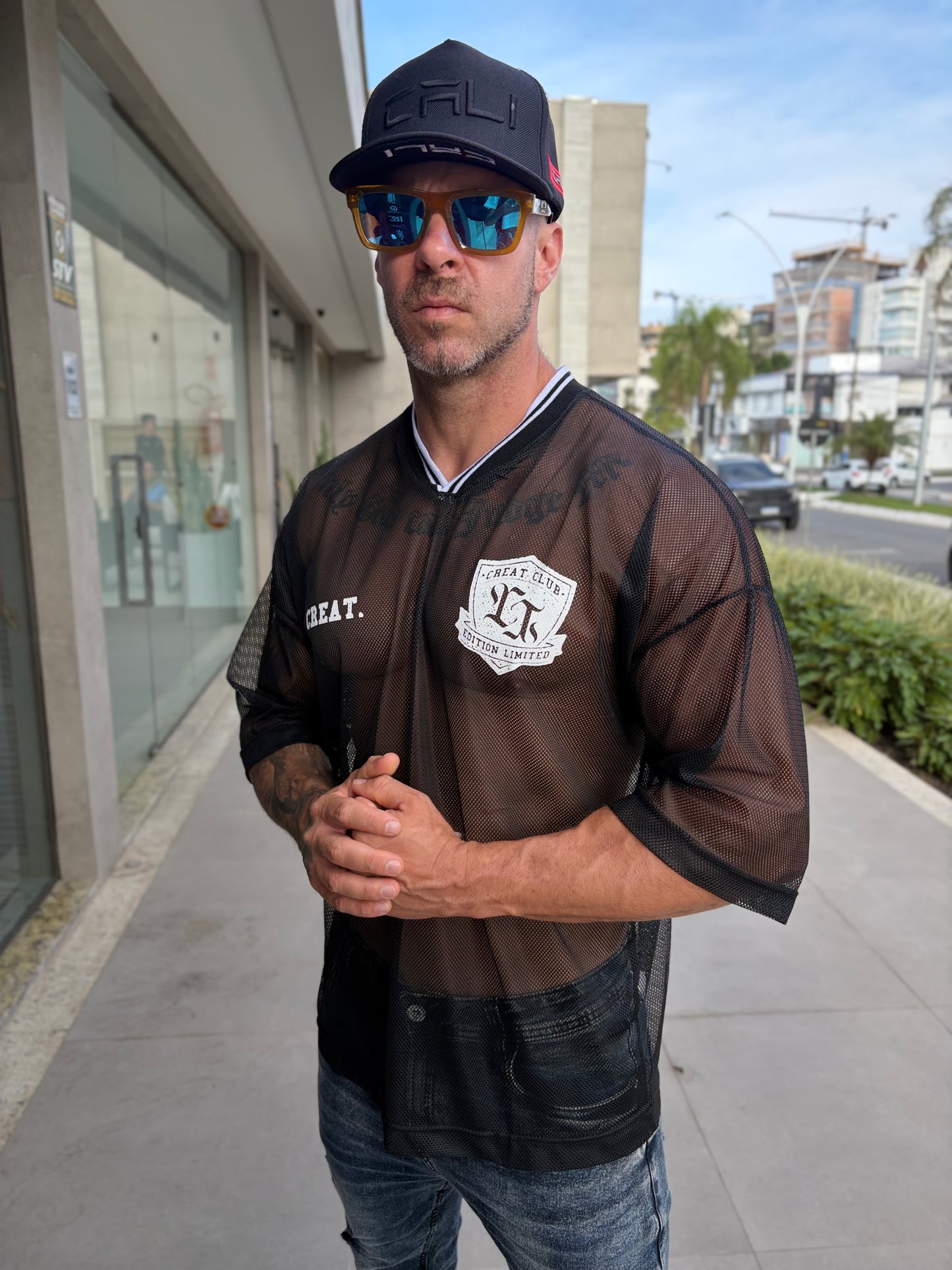 Camiseta Oversized Soccer Black