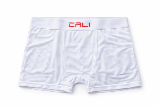 Cueca Cali Branca Vermelha