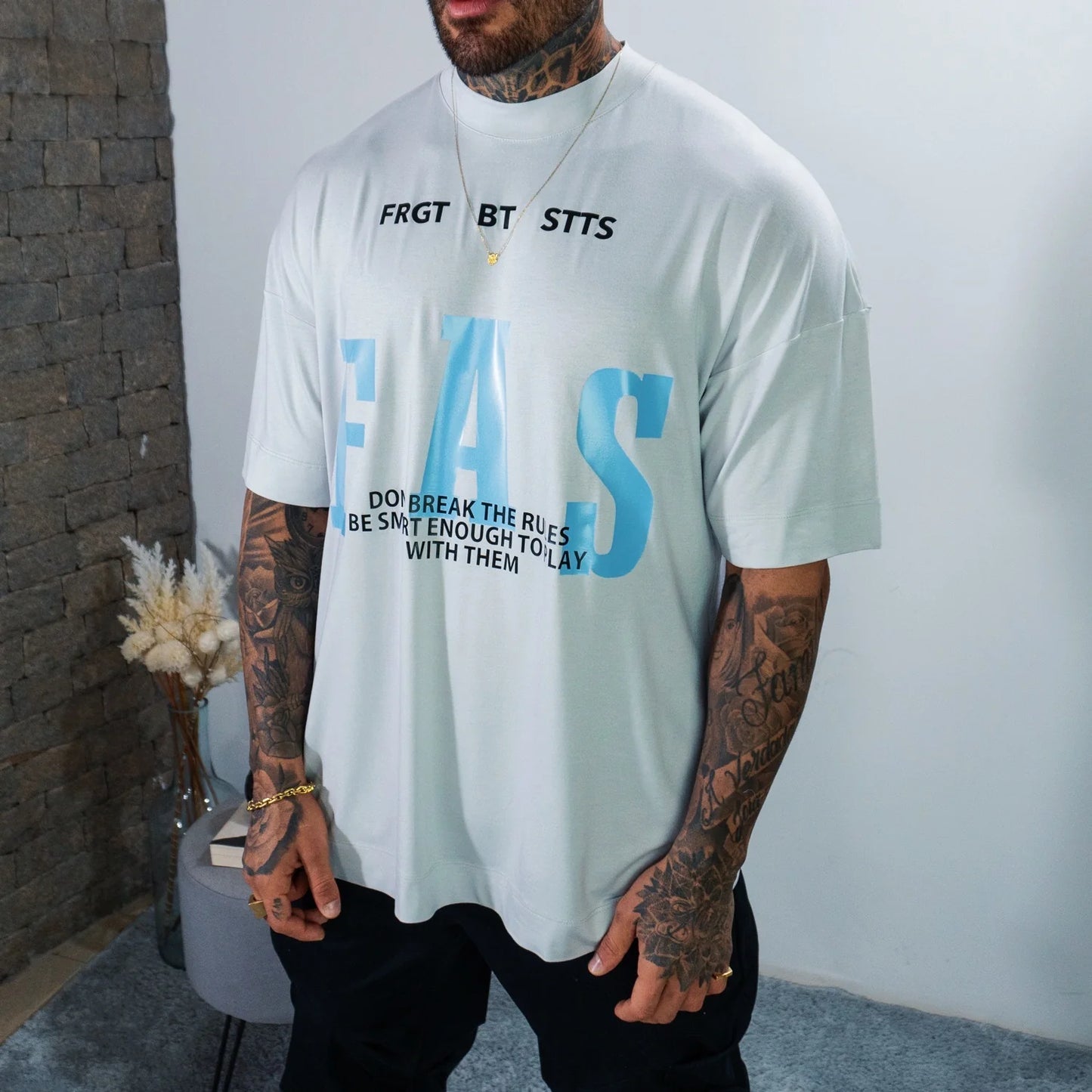 Camiseta Oversized Rules