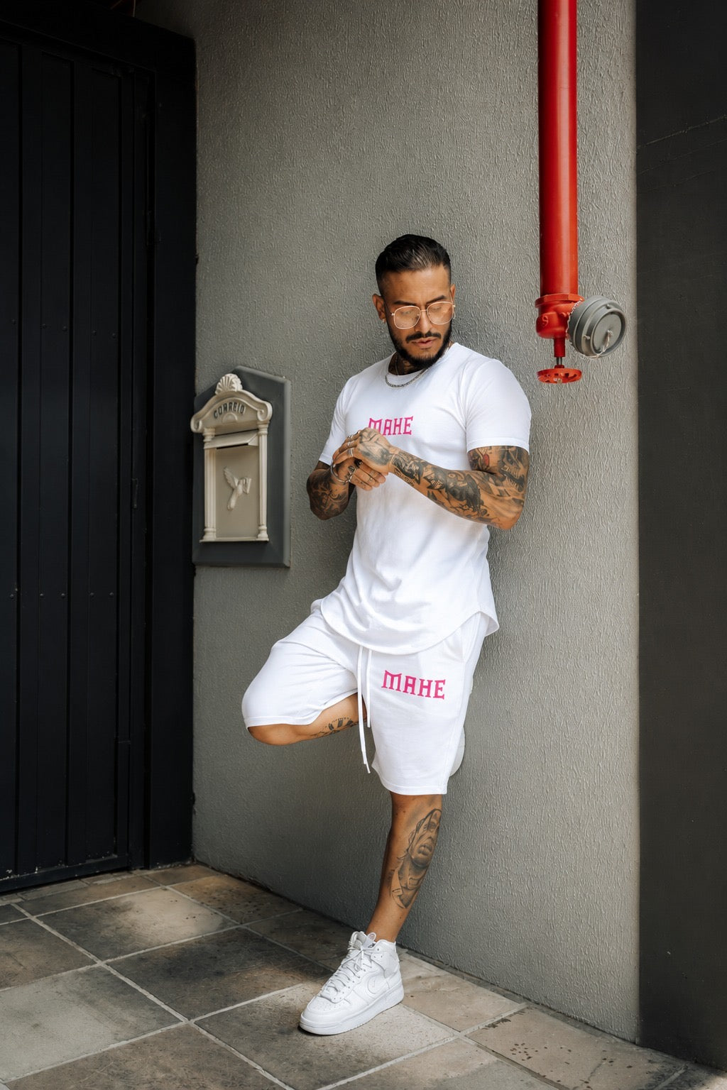 Camiseta Mahe White/Pink