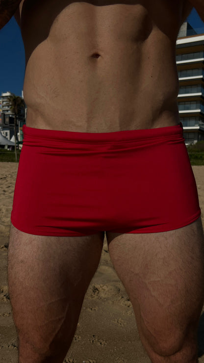 Sunga Praia- Secagem rápida Red