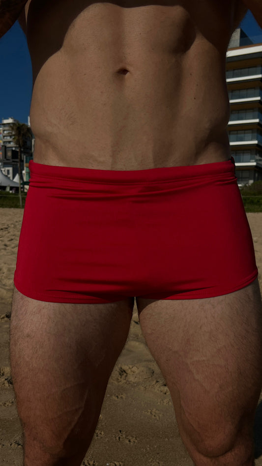 Sunga Praia- Secagem rápida Red