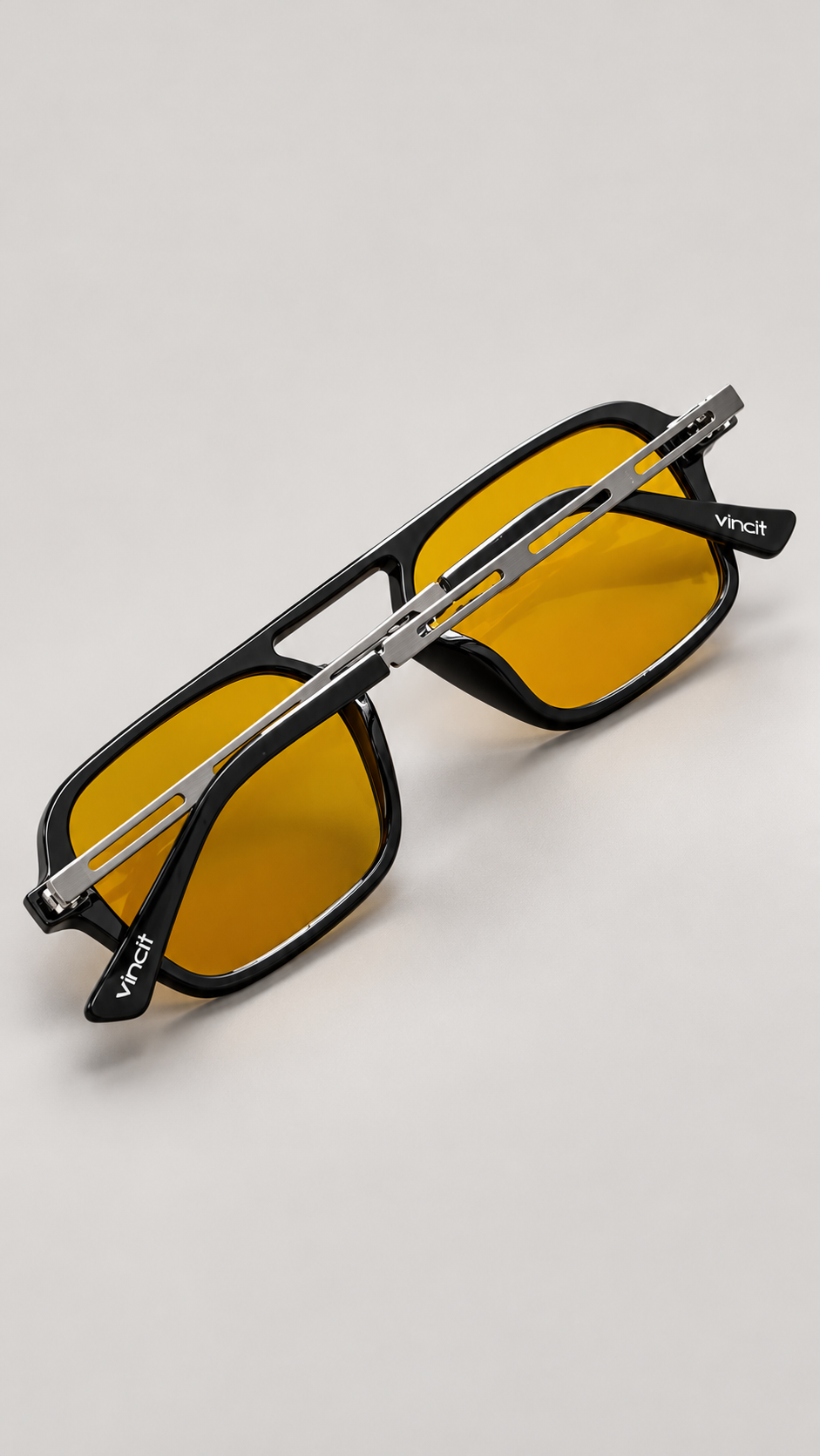 Óculos Vincit Black Lentes Âmbar