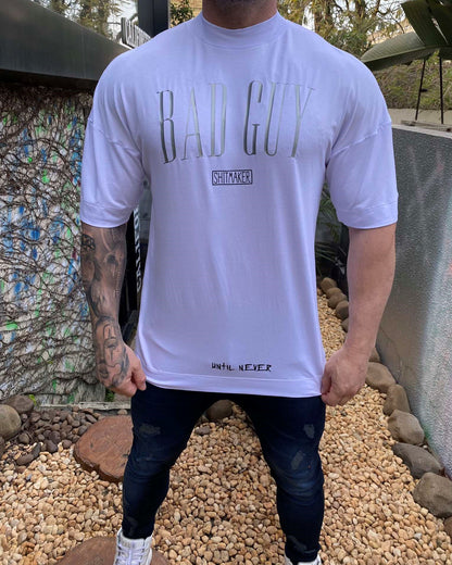 Camiseta Oversized Bad Guy White