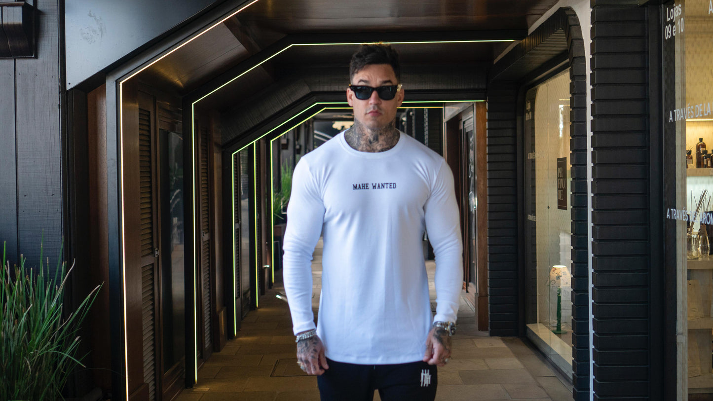 Camiseta Mahe Manga Longa White