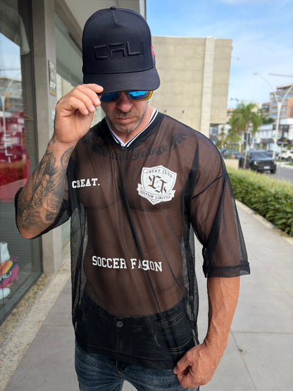 Camiseta Oversized Soccer Black