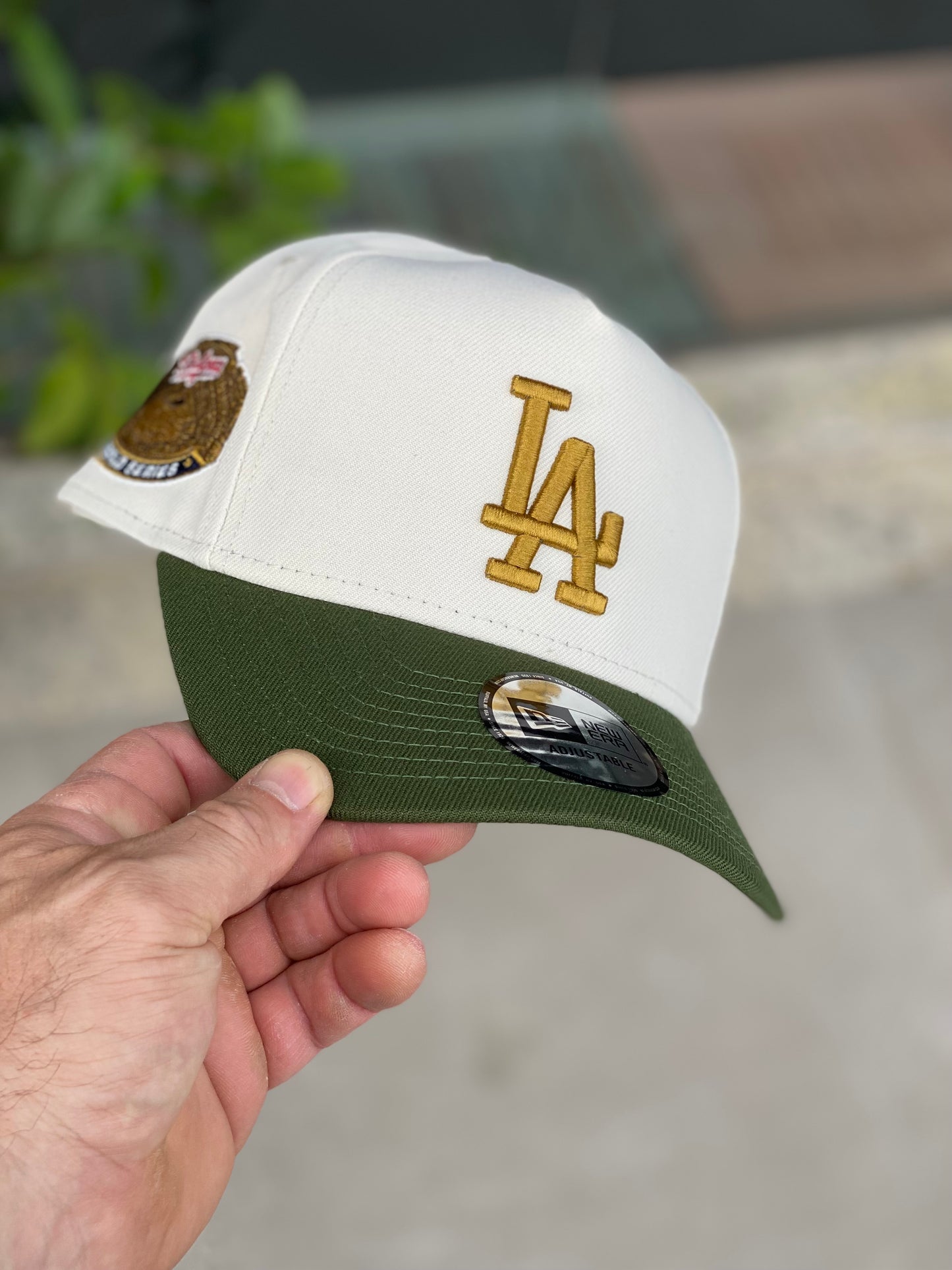 Boné New Era LA Eframe Gold Green