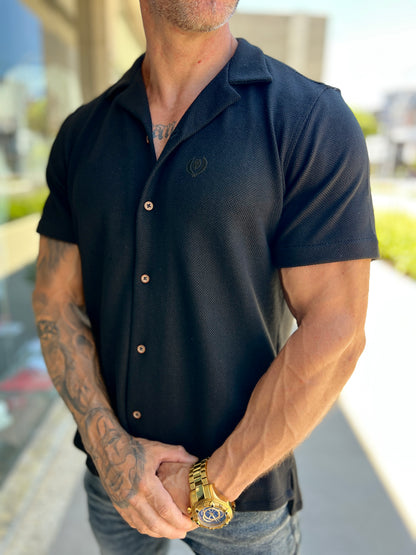 Camisa Ibiza Black - Summer 2026