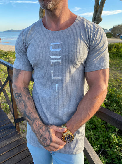 Camiseta Cali Canelada Grey