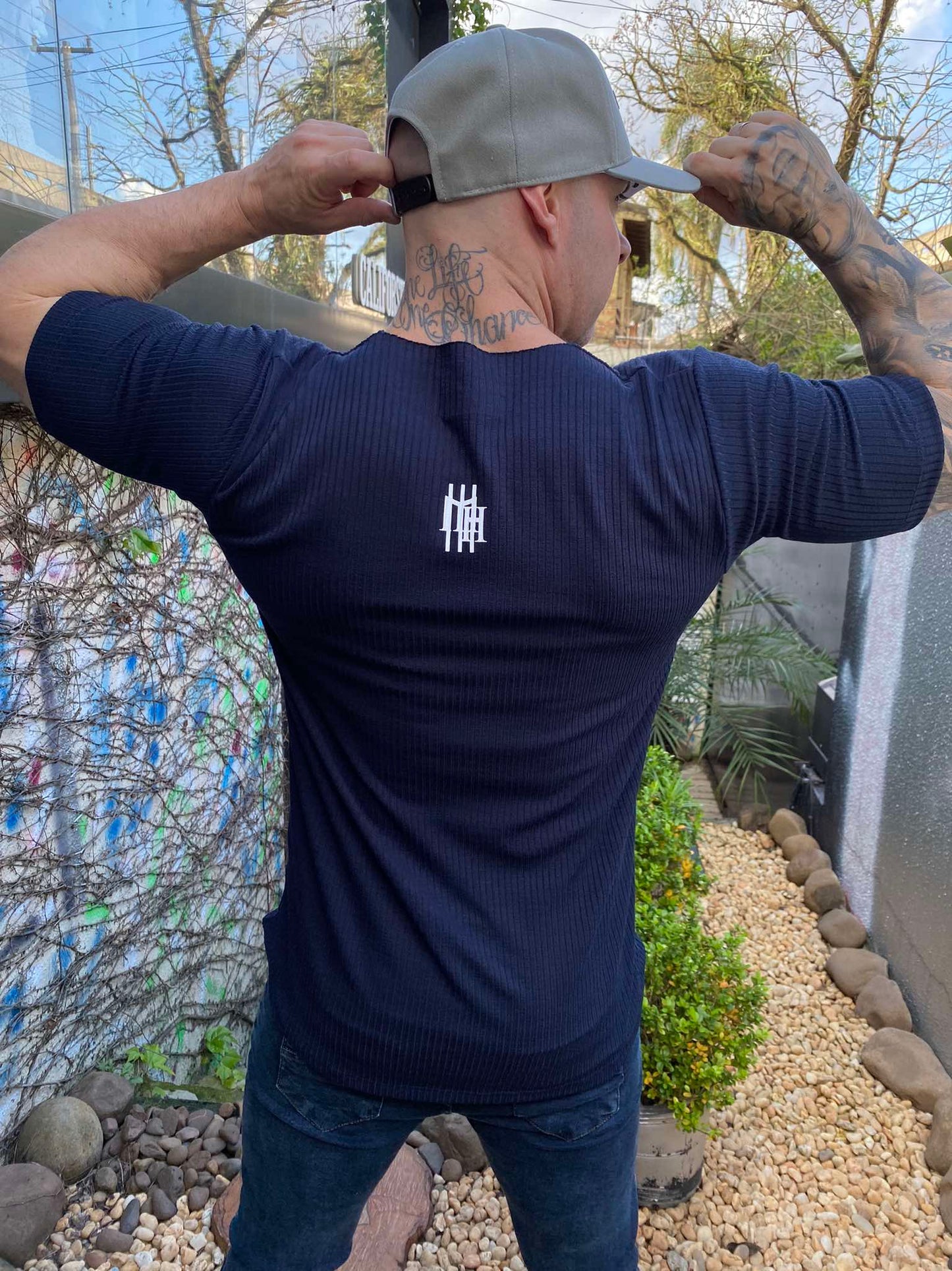 Camiseta Canelada Represent Marin