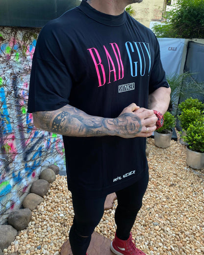 Camiseta Oversized Bad Guy Pink