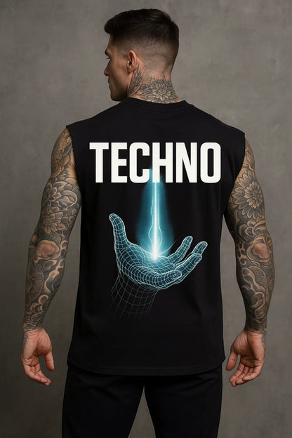 REGATA OVERSIZED PRETA AFTER TECHNO