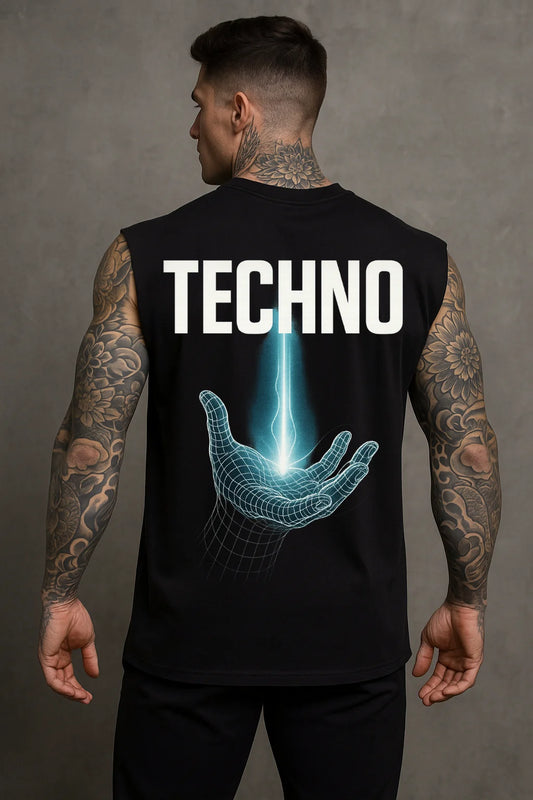 REGATA OVERSIZED PRETA AFTER TECHNO