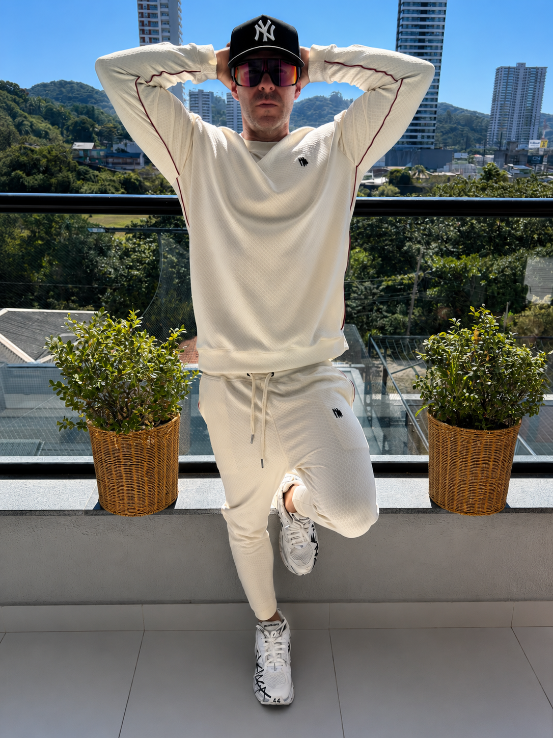 Conjunto Mahe Mahe Mônaco Off White